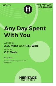 Any Day Spent with You Two-Part choral sheet music cover Thumbnail